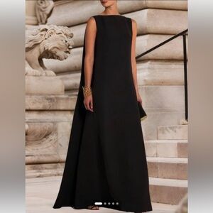 BRAND NEW ✨ Vintage Plain Sleeveless Crew Neck Casual Weaving Dress